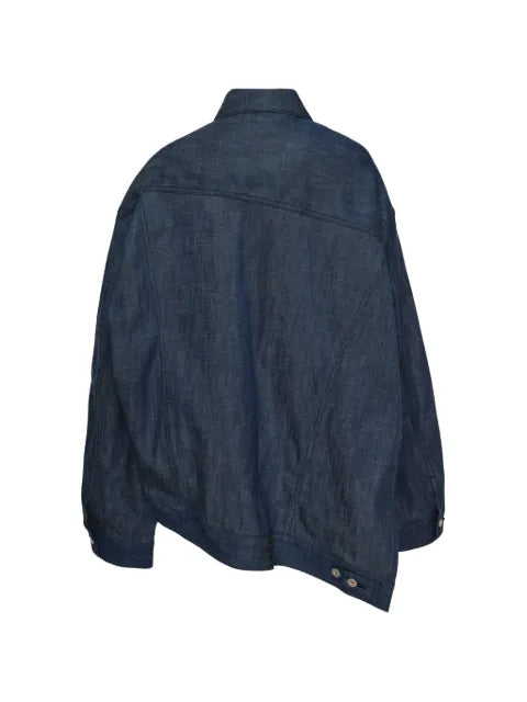Black Comme Des Garçons panelled asymmetric jacket