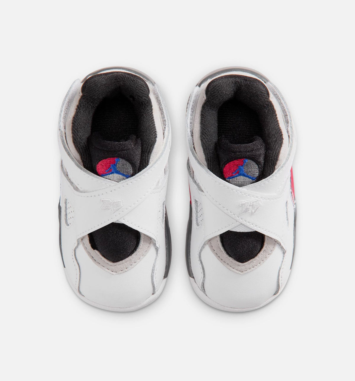 Air Jordan 8 Retro White and True Red Infant/Toddler Lifestyle Shoes - White/Black/True Red