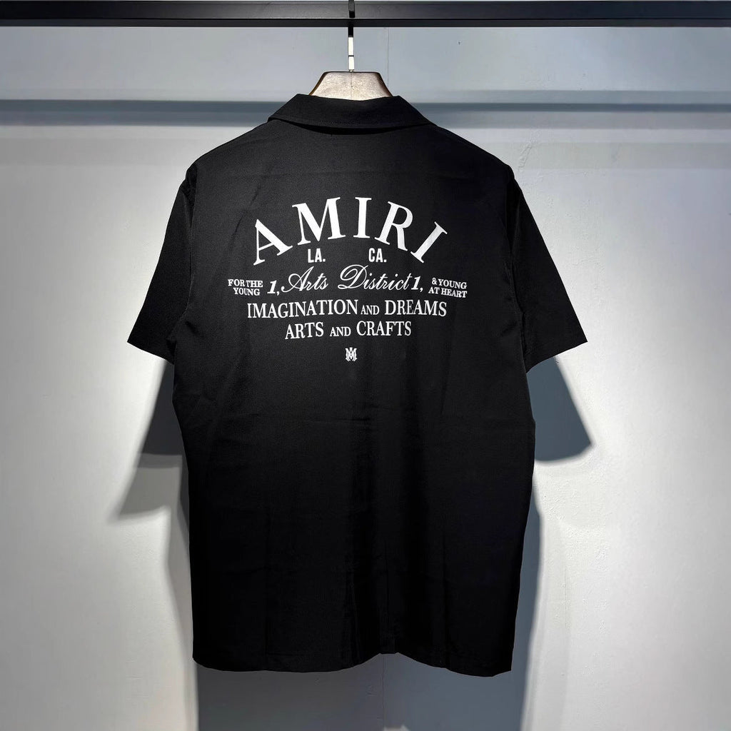 Amiri Letter Graphic Relaxed-Fit Shirt