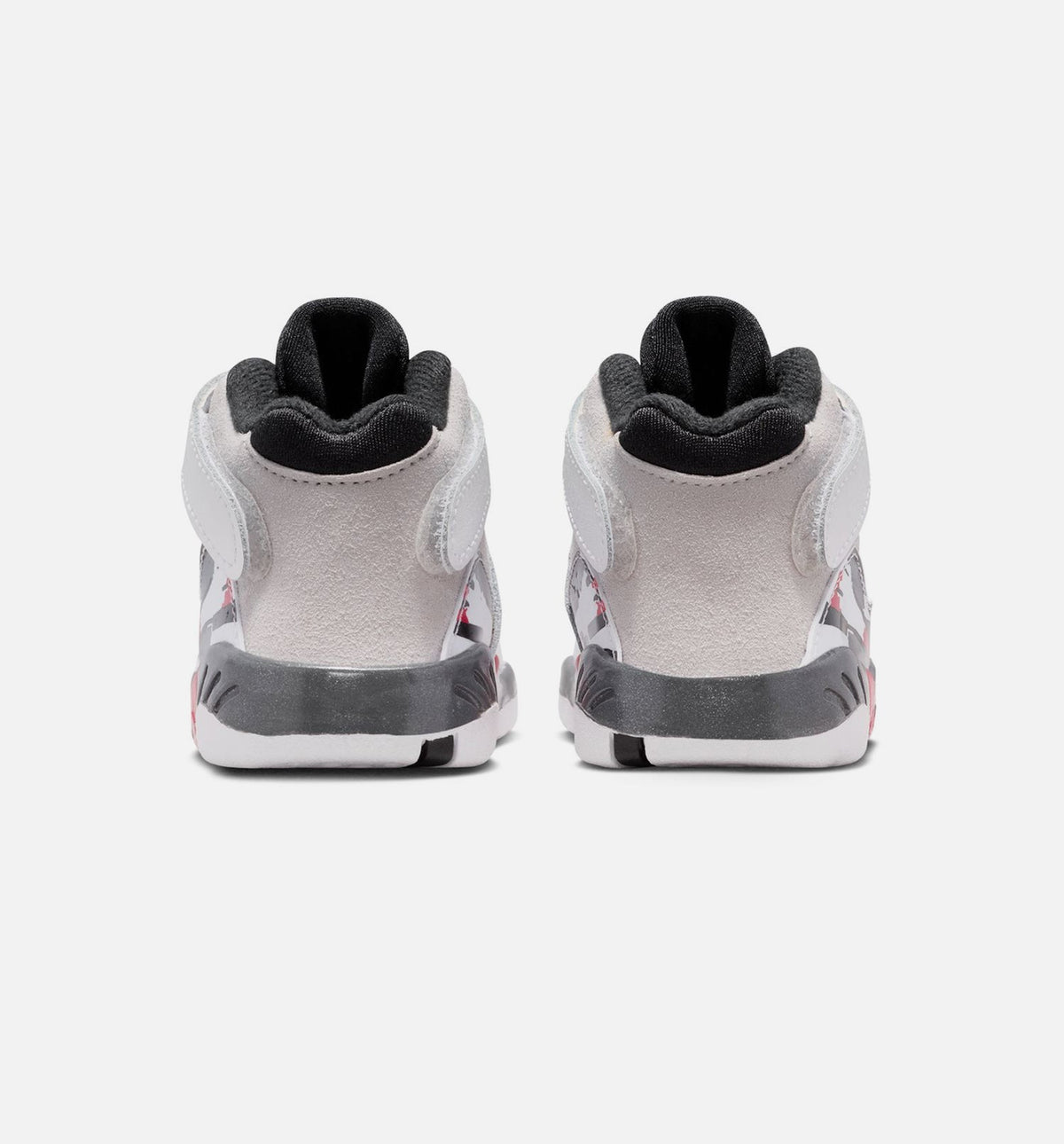 Air Jordan 8 Retro White and True Red Infant/Toddler Lifestyle Shoes - White/Black/True Red